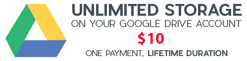 Unlimited space on your Google Drive!